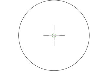 Image of Trijicon Credo HX CRHX828 1-8x28mm Rifle Scope, 34 mm Tube, First Focal Plane, Black, Green/Red MOA Segmented Circle Reticle, MOA Adjustment, 2900031