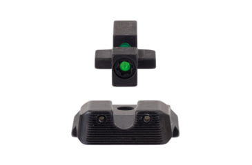 Image of Trijicon DI Night Sight Set, Dual-Illuminated, U-Notch, Tritium Green Front Color/ Rear Color, Smith &amp; Wesson M&amp;P Shield .40, .45, &amp; 9mm, 601110