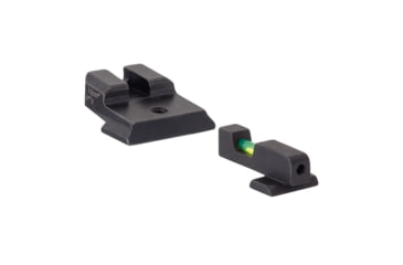 Image of Trijicon DI Night Sight Set, Dual-Illuminated, U-Notch, Tritium Green Front Color/ Rear Color, Smith &amp; Wesson M&amp;P Shield .40, .45, &amp; 9mm, 601110