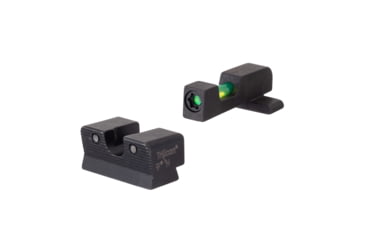 Image of Trijicon DI Night Sight Set, Dual-Illuminated, U-Notch, Tritium Green Front Color/ Rear Color, Springfield Armory XD-S Mod. 2, 601118