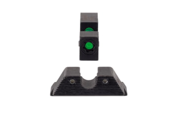 Image of Trijicon DI Night Sight Set, Dual-Illuminated, U-Notch, Tritium Green Front Color/ Rear Color, Standard Frame Glock Models, 601102