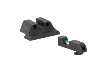 Image of Trijicon DI Night Sight Set, Dual-Illuminated, U-Notch, Tritium Green Front Color/ Rear Color, Standard Frame Glock Models, 601102