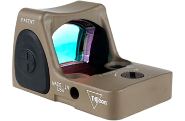 Image of Trijicon Dual Defense RMR Type 2 Reflex Red Dot Sight w/ M17/18 Mount w/ Integrated Bright&amp;Tough Optic, 1x, 3.25 MOA Reticle, FDE, RM06-C-700816