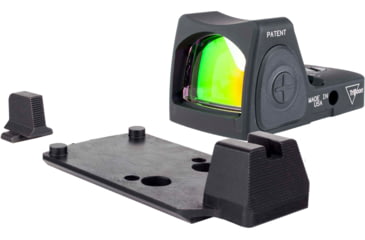 Image of  Trijicon Dual Defense RMR Type 2 1x Reflex Red Dot Sight w/ M17/18 Mount, No Tritium, 1x, 3.25 MOA Reticle, Black, RM06-C-700817