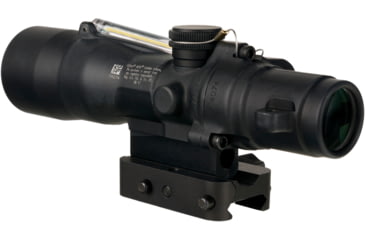 Image of Trijicon Dual Illuminated Compact ACOG Scope, 3x30 mm, .223/62gr. Amber, Chevron Reticle, Matte Black, 400363