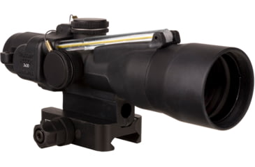 Image of Trijicon Dual Illuminated Compact ACOG Scope, 3x30 mm, .223/62gr. Amber, Chevron Reticle, Matte Black, 400363