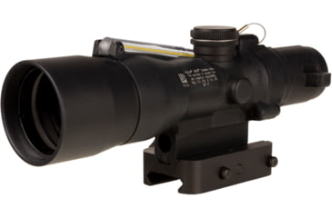 Image of Trijicon Dual Illuminated Compact ACOG Scope, 3x30 mm, .223/62gr. Amber, Chevron Reticle, Matte Black, 400363