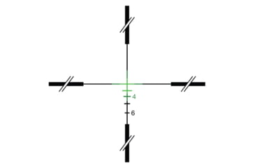Image of Trijicon Dual Illuminated Compact ACOG Scope, 3x30 mm, .223/69gr. Remington Green, Crosshair Reticle, Matte Black, 400368