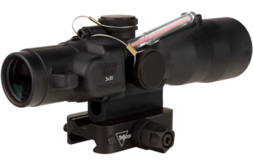 Image of Trijicon Dual Illuminated Compact ACOG Scope, 3x30 mm, 5.56x45mm/62gr. Red, Horseshoe Dot Reticle, Matte Black, 400380