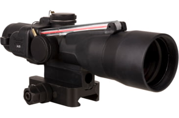 Image of Trijicon Dual Illuminated Compact ACOG Scope, 3x30 mm, 5.56x45mm/62gr. Red, Horseshoe Dot Reticle, Matte Black, 400380