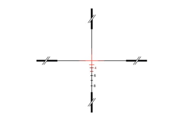 Image of Trijicon Dual Illuminated Compact ACOG Scope, 3x30 mm, .308/168gr. Winchester Red, Crosshair Reticle, Matte Black, 400376