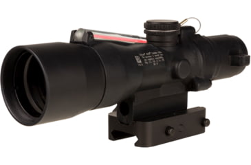 Image of Trijicon Dual Illuminated Compact ACOG Scope, 3x30 mm, 5.56x45mm/62gr. Red, Horseshoe Dot Reticle, Matte Black, 400380