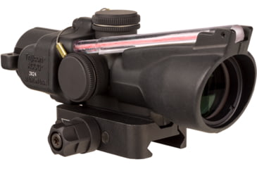 Image of Trijicon Dual Illuminated Low Height Compact ACOG Scope, 3x24 mm, Red, .223/55gr. Crosshair Reticle, Matte Black, 400351