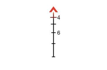 Image of Trijicon Dual Illuminated Red Chevron .223 Reticle