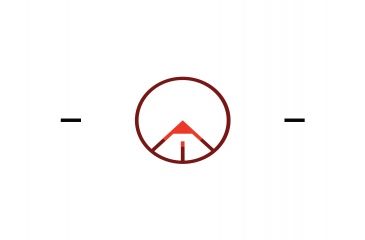 Image of Trijicon Dual Illuminated Red Circle &amp; Chevron BAC
