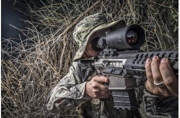 Image of Trijicon Electro Optics IR HUNTER MK2 2.5 Optical/20x Digital 35mm Thermal Rifle Scope, Black IRMK2-35