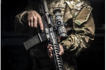 Image of Trijicon Electro Optics REAP-IR 35mm Thermal Weapon Sight w/8x E-Zoom, Commercial Packaging, Black IRMS-35