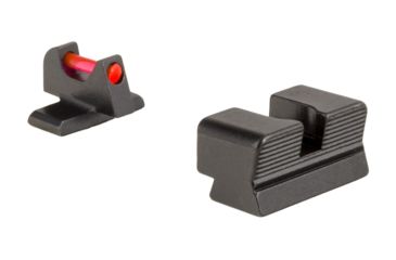 Image of Trijicon Fiber Optic Pistol Front/Rear Sight Set, Red Fiber Stick, Sig Sauer P220/P229/P240/P938/Pro233/Pro2340/Pro245, Black, 601047