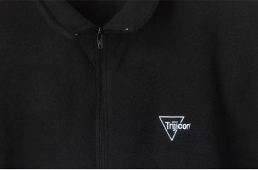 Image of Trijicon Men's Fleece Full-Zip Jacket w/ Trijicon Logo, Black, Medium AP47M