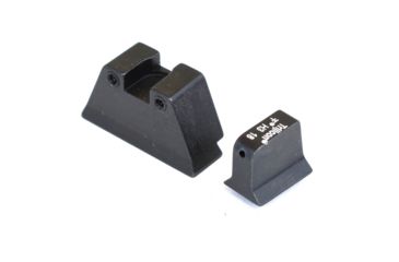 Image of Trijicon For Glock Sup Night Sight w/ Wht Outline/Grn Lamps, White/Black, Suppressor Night Sight Set 196577