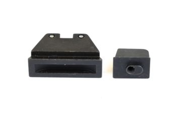 Image of Trijicon For Glock Sup Night Sight w/ Wht Outline/Grn Lamps, White/Black, Suppressor Night Sight Set 196577