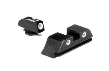 Image of Trijicon Bright &amp; Tough Three Dot Night Sight Set, Green Front &amp; Rear - Glock 36 - GL12