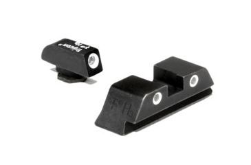 Image of Trijicon Bright &amp; Tough GL12 Glock 36 Three Dot Green Front &amp; Orange Rear Night Sight Set