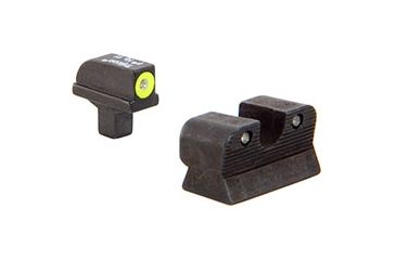 Image of HD Night Sight Set " Yellow Front Outline " for Colt Commander