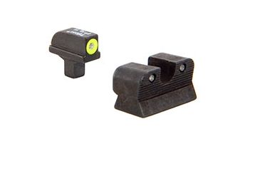 Image of HD Night Sight Set " Yellow Front Outline " for Colt Officers/Compact A1