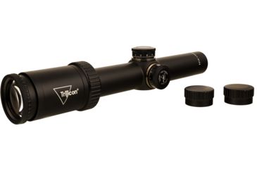 Image of Trijicon Huron HR424 1-4x24mm Rifle Scope, 30 mm Tube, Second Focal Plane, Black, Non-Illuminated BDC Hunter Hold Reticle, MOA Adjustment, 2700001