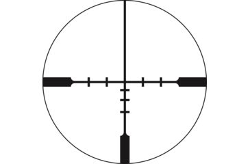 Image of Trijicon Huron HR424 1-4x24mm Rifle Scope, 30 mm Tube, Second Focal Plane, Black, Non-Illuminated BDC Hunter Hold Reticle, MOA Adjustment, 2700001