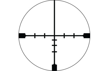 Image of Trijicon Huron 1-6x24mm Rifle Scope, 30mm Tube, Second Focal Plane, BDC Hunter Holds Reticle, Satin Black, HR624-C-2700008