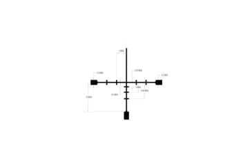 Image of Trijicon Huron 1-6x24mm Rifle Scope, 30mm Tube, Second Focal Plane, BDC Hunter Holds Reticle, Satin Black, HR624-C-2700008