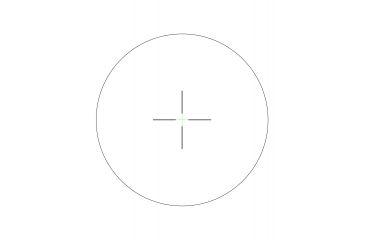 Image of Trijicon AccuPower RS-24 1-4x24mm Rifle Scope, 30 mm Tube, Second Focal Plane, Black, Green Standard Duplex Crosshair w/ Dot Reticle, MOA Adjustment, 1900005