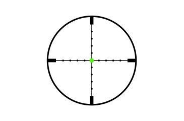 Image of Trijicon AccuPoint TR-26 2.5-12.5x42mm Rifle Scope, 30 mm Tube, Second Focal Plane, Black, Green Mil-Dot Crosshair w/ Dot Reticle, Mil Rad Adjustment, 200110