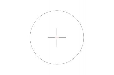 Image of Trijicon AccuPower RS-24 1-4x24mm Rifle Scope, 30 mm Tube, Second Focal Plane, Black, Red Standard Duplex Crosshair w/ Dot Reticle, MOA Adjustment, 1900004