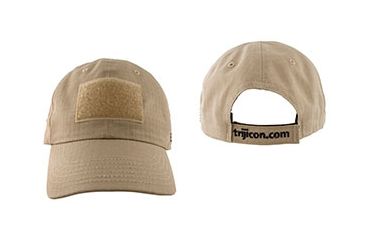 Image of Trijicon Logo Hat w/ Patch Panel, Khaki AP65