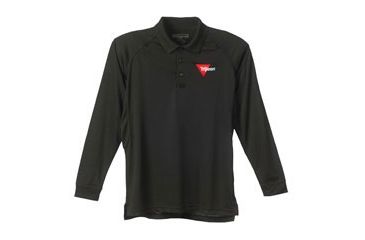 Image of Trijicon Long Sleeve Performance Polo with Logo, Black, X-Large AP25-XL