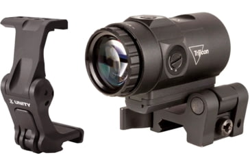 Image of Trijicon MRO HD 3X Red Dot Sight Magnifier with Unity Tactical FAST FTC Omni Mount