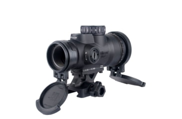 Image of Trijicon MRO HD Patrol Adjustable LED 68 MOA Reticle w/ 2.0 MOA Red Dot, Full Co-Witness Quick Release Mount with Q-LOC Technology AC32070, Black, MRO-C-2200109