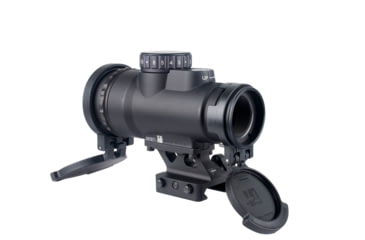 Image of Trijicon MRO HD Patrol Adjustable LED 68 MOA Reticle w/ 2.0 MOA Red Dot, Full Co-Witness Quick Release Mount with Q-LOC Technology AC32070, Black, MRO-C-2200109