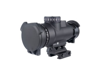 Image of Trijicon MRO HD Patrol Adjustable LED 68 MOA Reticle w/ 2.0 MOA Red Dot, Full Co-Witness Quick Release Mount with Q-LOC Technology AC32070, Black, MRO-C-2200109