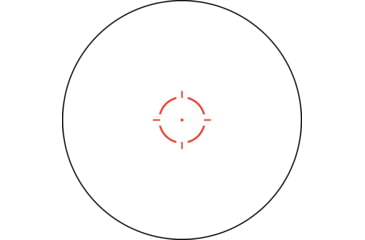 Image of Trijicon MRO HD Patrol Adjustable LED 68 MOA Reticle w/ 2.0 MOA Red Dot Sight, 1/3 Co-Witness Quick Release Mount with Q-LOC Technology AC32071, Black, MRO-C-2200108