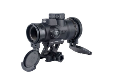 Image of Trijicon MRO HD Patrol Adjustable LED 68 MOA Reticle w/ 2.0 MOA Red Dot Sight, 1/3 Co-Witness Quick Release Mount with Q-LOC Technology AC32071, Black, MRO-C-2200108