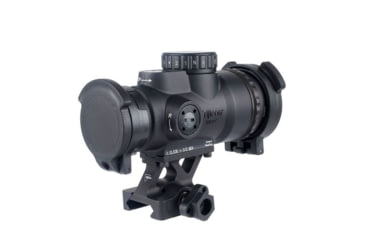 Image of Trijicon MRO HD Patrol Adjustable LED 68 MOA Reticle w/ 2.0 MOA Red Dot Sight, 1/3 Co-Witness Quick Release Mount with Q-LOC Technology AC32071, Black, MRO-C-2200108