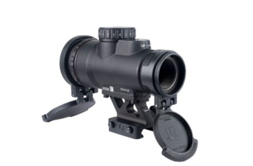 Image of Trijicon MRO HD Patrol Adjustable LED 68 MOA Reticle w/ 2.0 MOA Red Dot Sight, 1/3 Co-Witness Quick Release Mount with Q-LOC Technology AC32071, Black, MRO-C-2200108