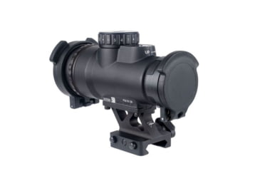 Image of Trijicon MRO HD Patrol Adjustable LED 68 MOA Reticle w/ 2.0 MOA Red Dot Sight, 1/3 Co-Witness Quick Release Mount with Q-LOC Technology AC32071, Black, MRO-C-2200108