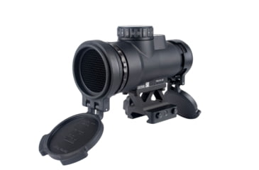 Image of Trijicon MRO HD Patrol Adjustable LED 68 MOA Reticle w/ 2.0 MOA Red Dot Sight, 1/3 Co-Witness Quick Release Mount with Q-LOC Technology AC32071, Black, MRO-C-2200108