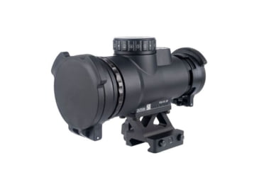 Image of Trijicon MRO HD Patrol Adjustable LED 68 MOA Reticle w/ 2.0 MOA Red Dot Sight, 1/3 Co-Witness Quick Release Mount with Q-LOC Technology AC32071, Black, MRO-C-2200108