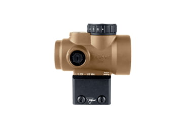 Image of Trijicon MRO SD 1x25mm Reflex Green Dot Sight, 2.0 MOA Adjustable Green Dot, with Lower 1/3 Co-witness Mount, Anodized Coyote Brown, MRO-C-2200349